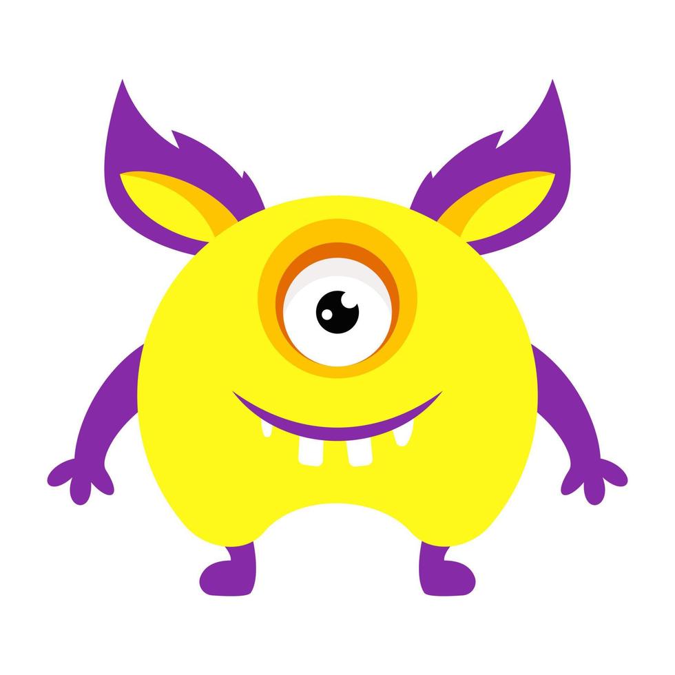 Trendy Cyclops Concepts vector