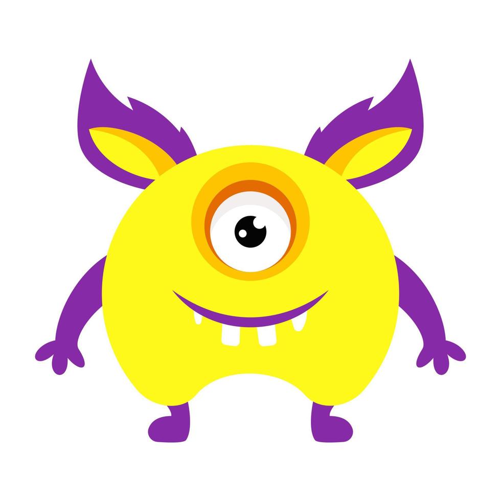 Trendy Cyclops Concepts vector