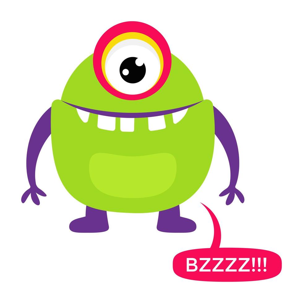 Trendy Cyclops Concepts vector