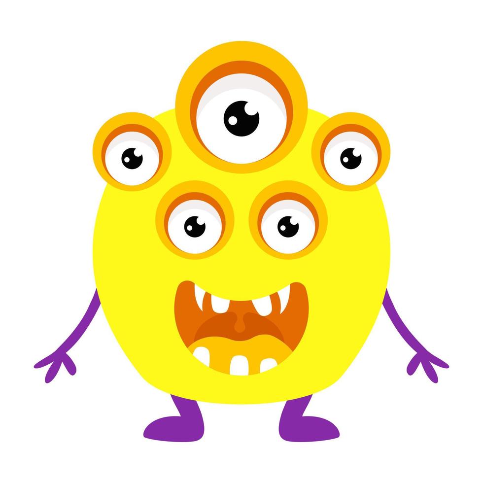 Monster Multiple Eyes vector