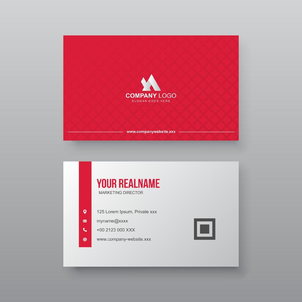 Modern bussines card vector