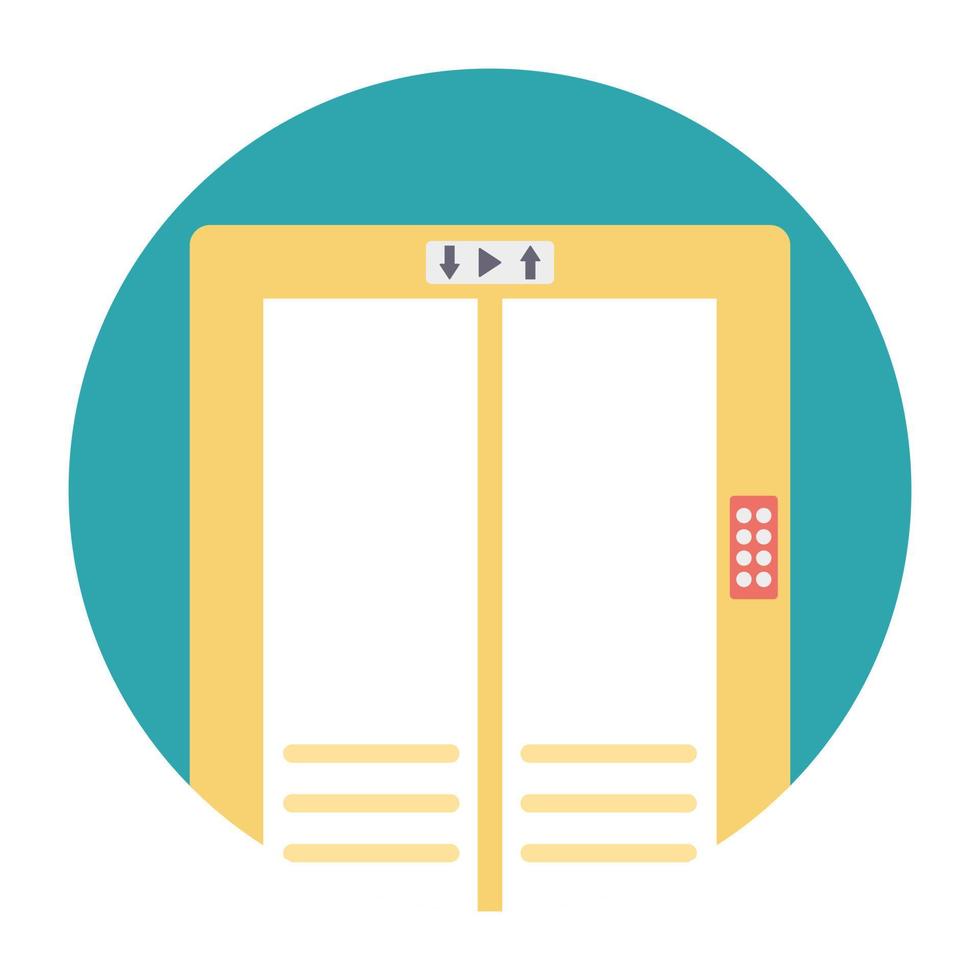 Trendy Elevator Concepts vector