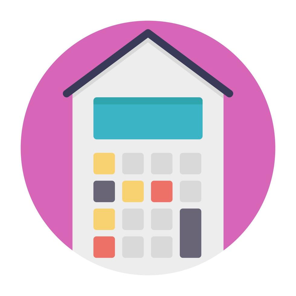 Real Estate Calculation vector