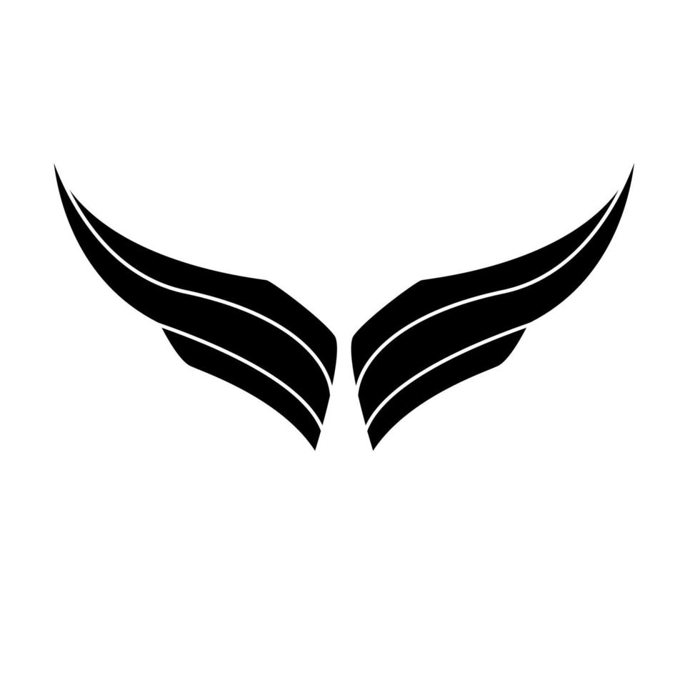 wing logo icon vector