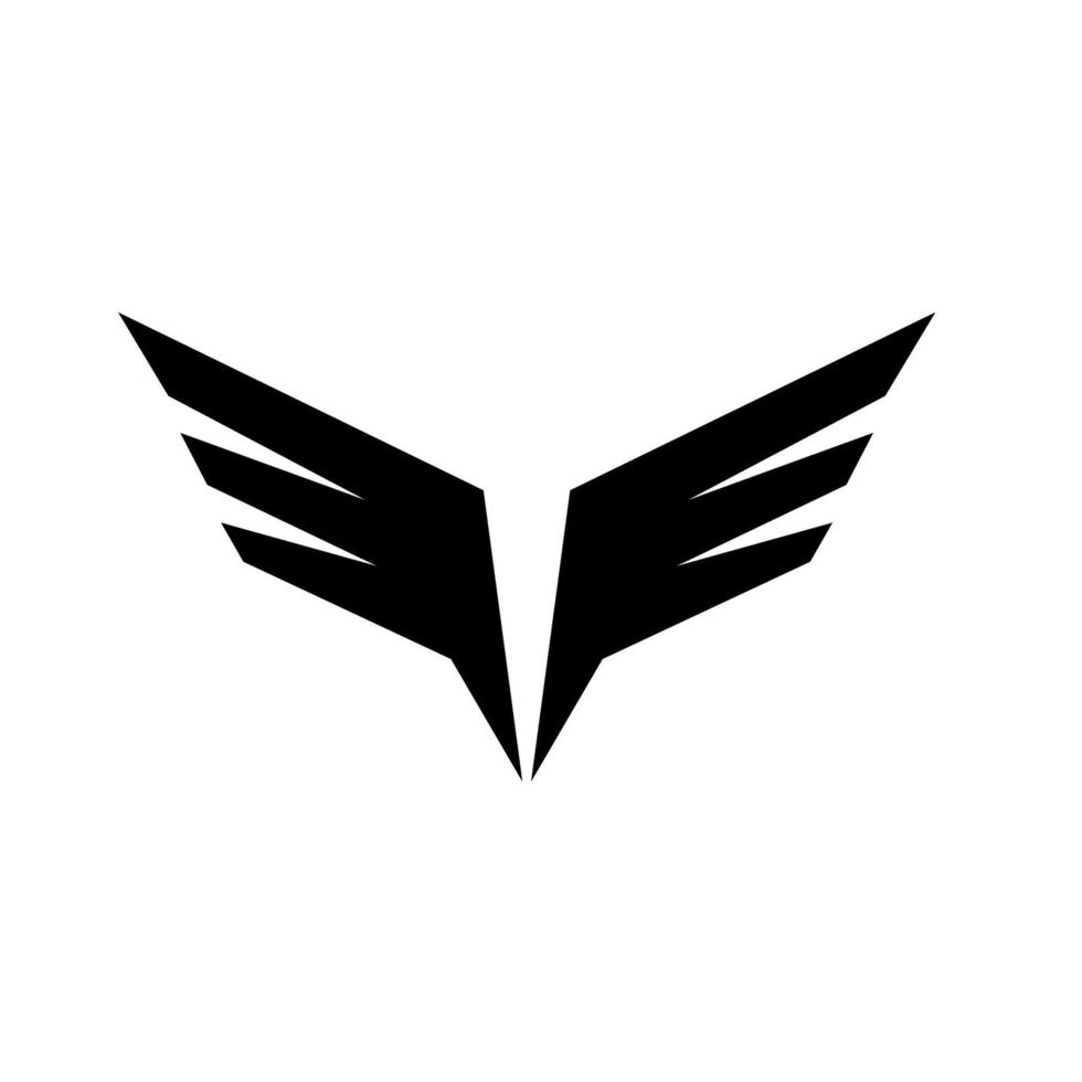 wing logo icon vector