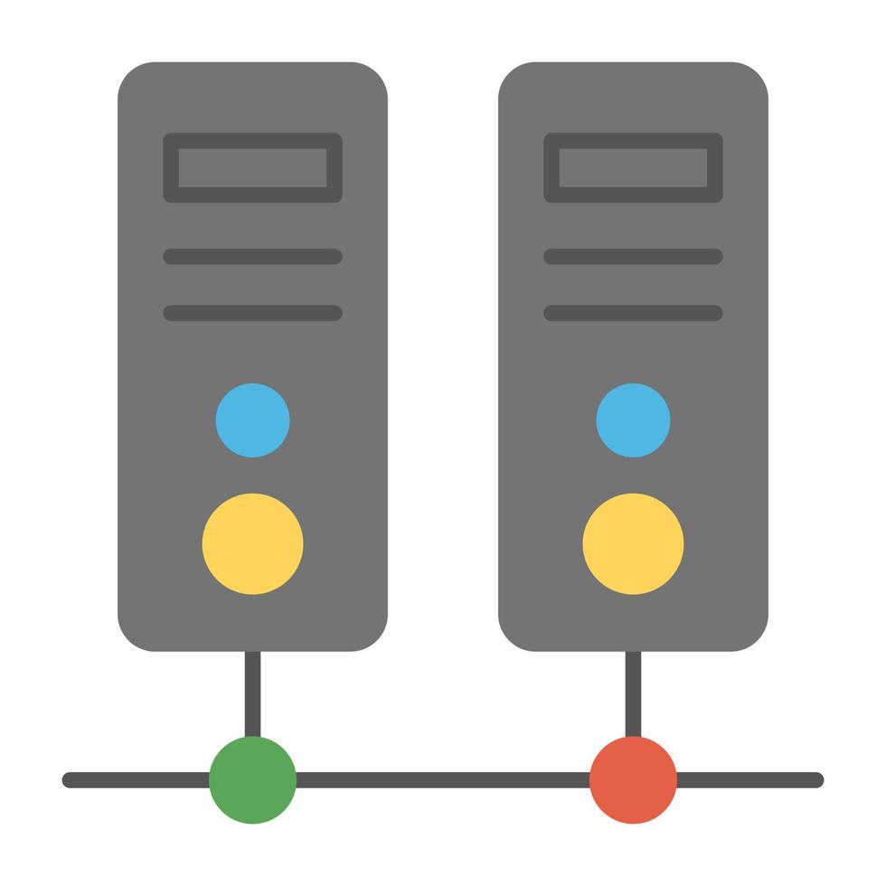 Shared Web Hosting vector