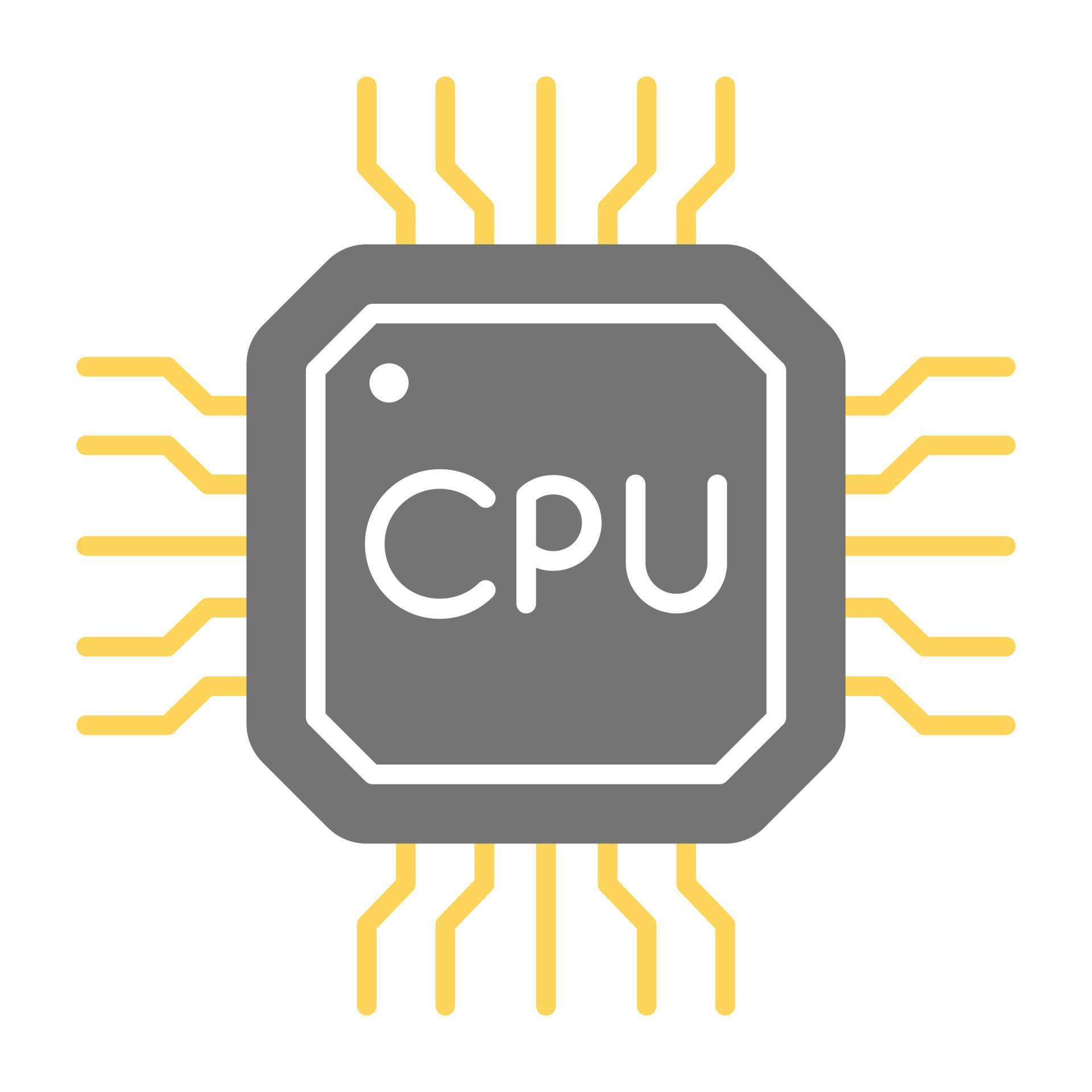 Trendy Microprocessor Concepts 4744495 Vector Art at Vecteezy