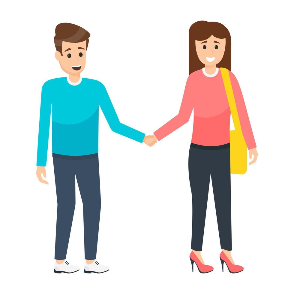 Trendy Couple Concepts vector