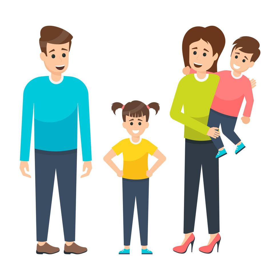 Small Family Concepts vector