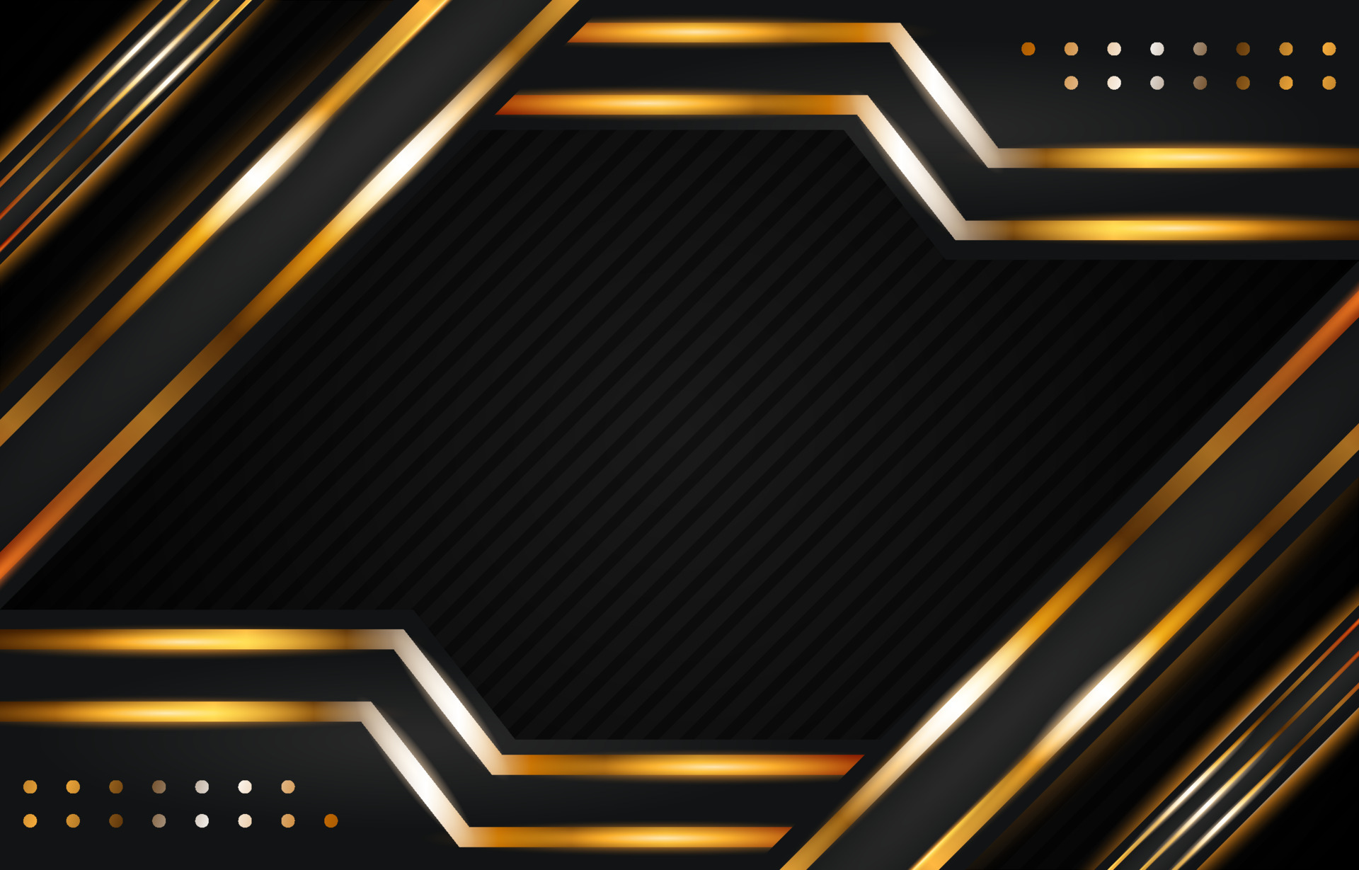 Shining Black and Gold Modern Abstract Background 4744857 Vector Art at