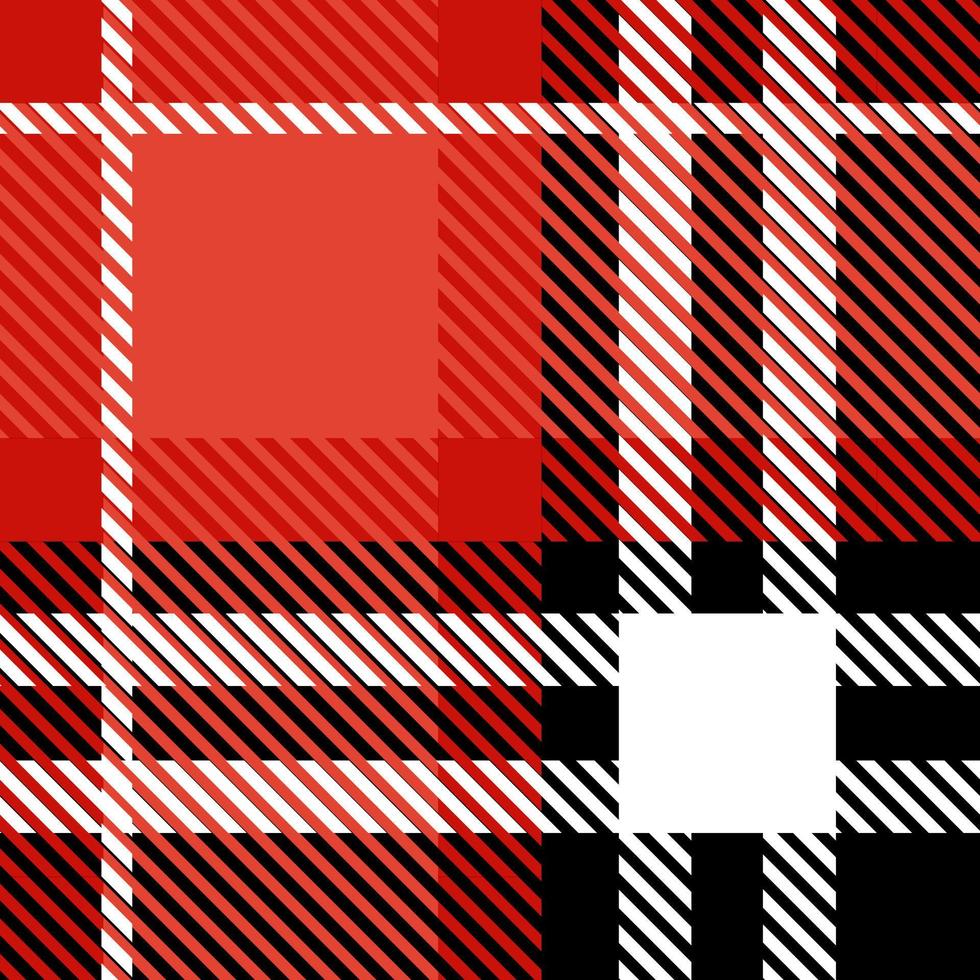 Buffalo Plaid Textured Seamless Background vector