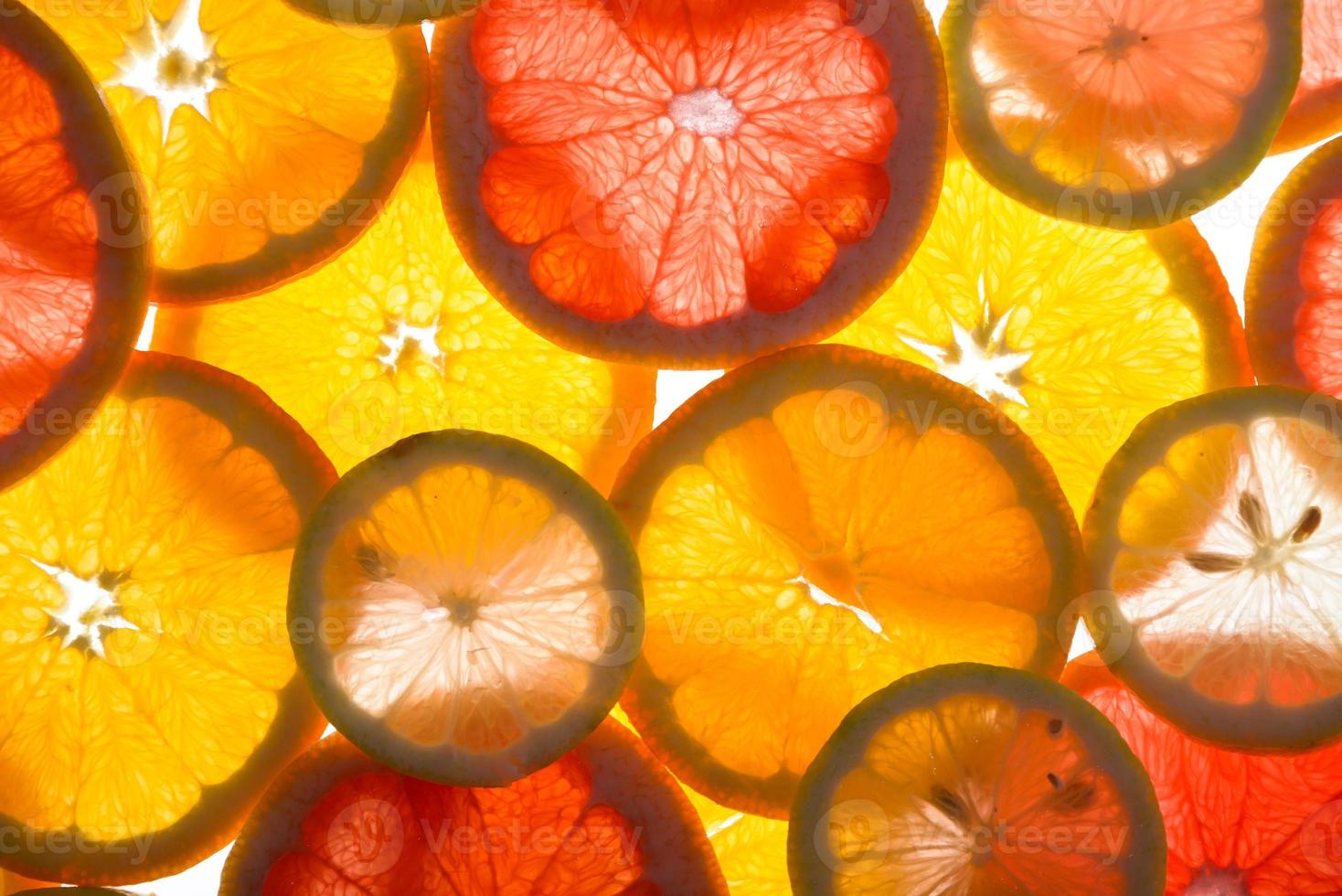 colored citrus background photo