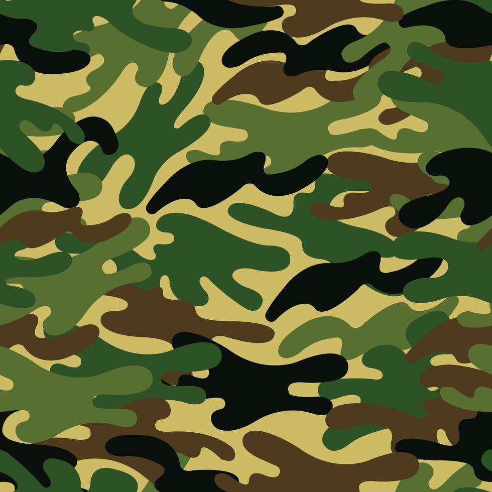 patrón de camuflaje del ejército sin costuras vector