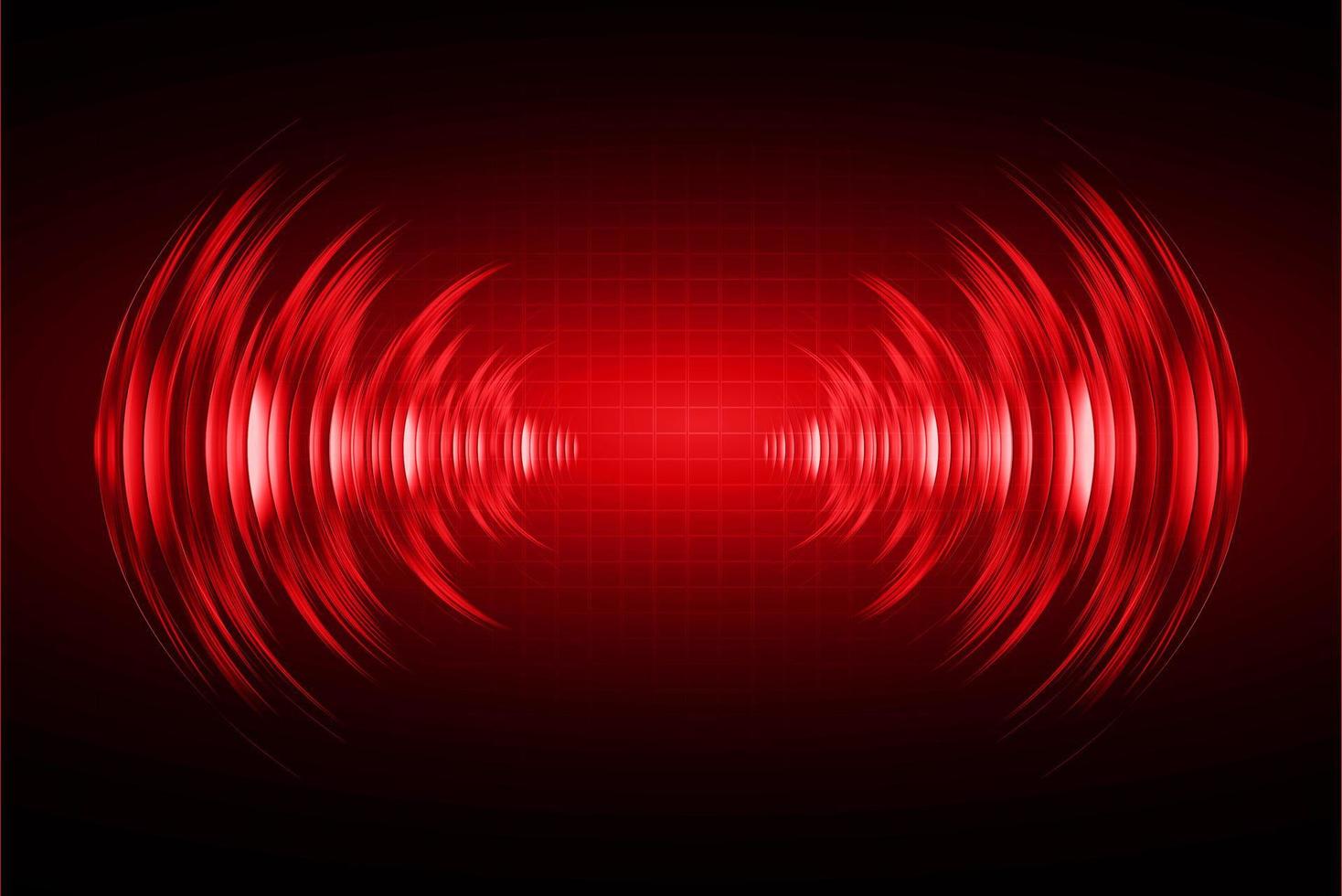 Sound waves oscillating dark light vector