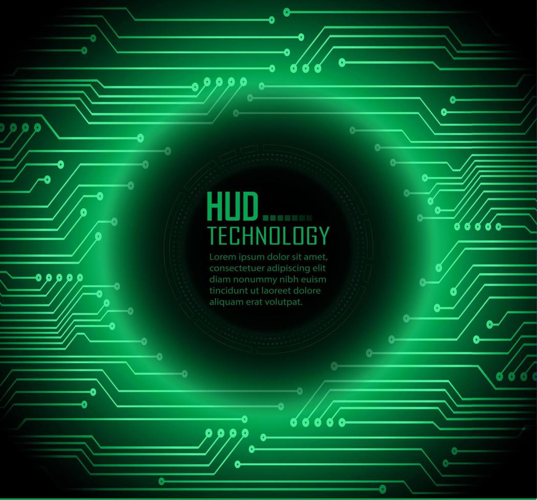 cyber circuit future technology concept background vector