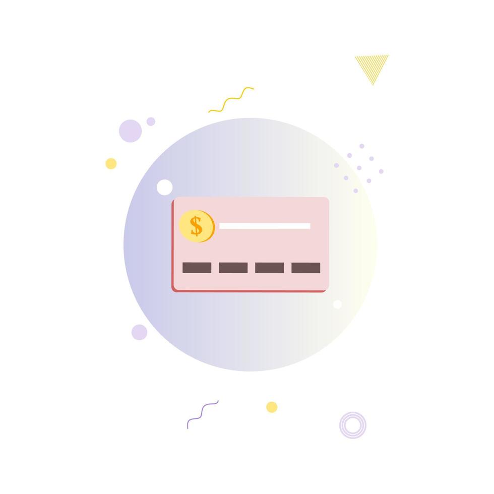 Easy instant credit, loan payment, fast money, finance services, credit card, financial solution vector illustration for web site and mobile application. Business concept for E-payment.