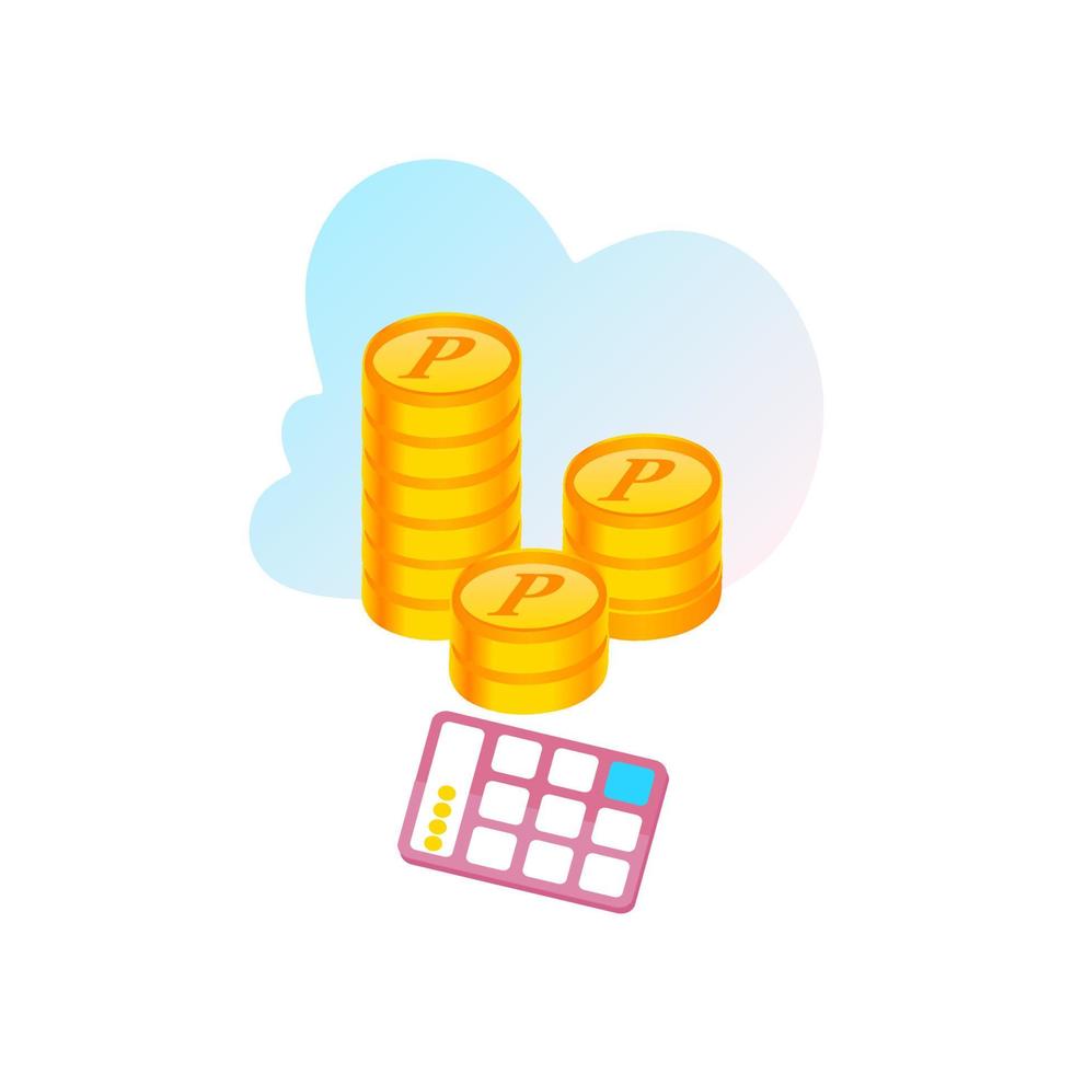 Easy instant credit, loan payment, fast money, finance services, credit card, mobile payment, financial solution vector illustration for web site and mobile application. Business concept for E-payment