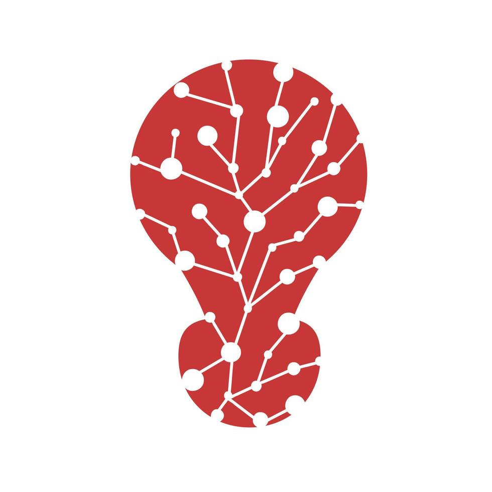 Lamp bulb low poly design with connecting dots, stars. Internet technology icon triangle polygonal network concept. Polygon wireframe connected point illustration. Tech lightbulb logo designs concept. vector