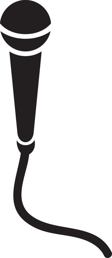 Simple Mic icon vector