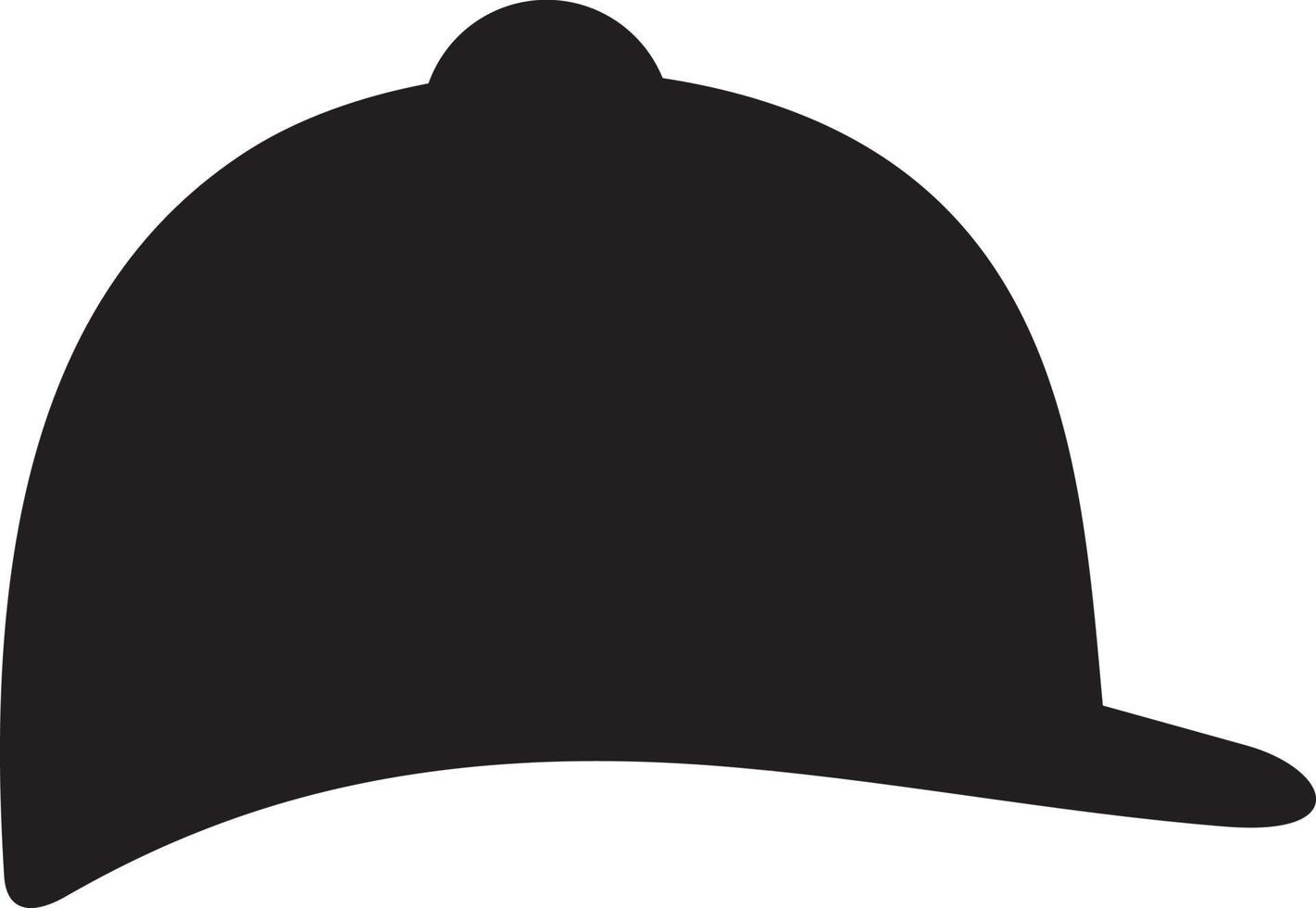 Jockey helmet silhouette vector