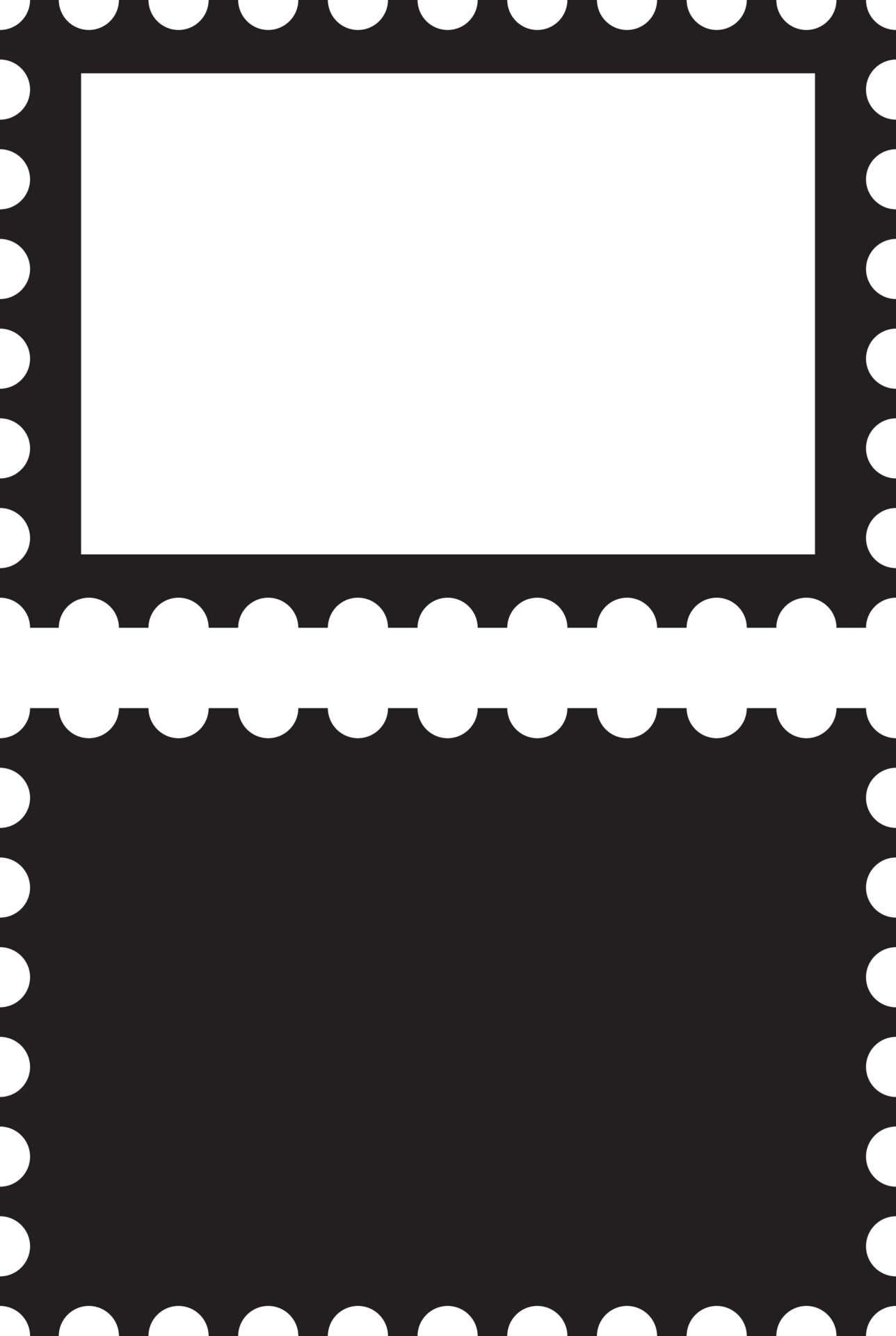 Postage Stamps silhouette 4745833 Vector Art at Vecteezy