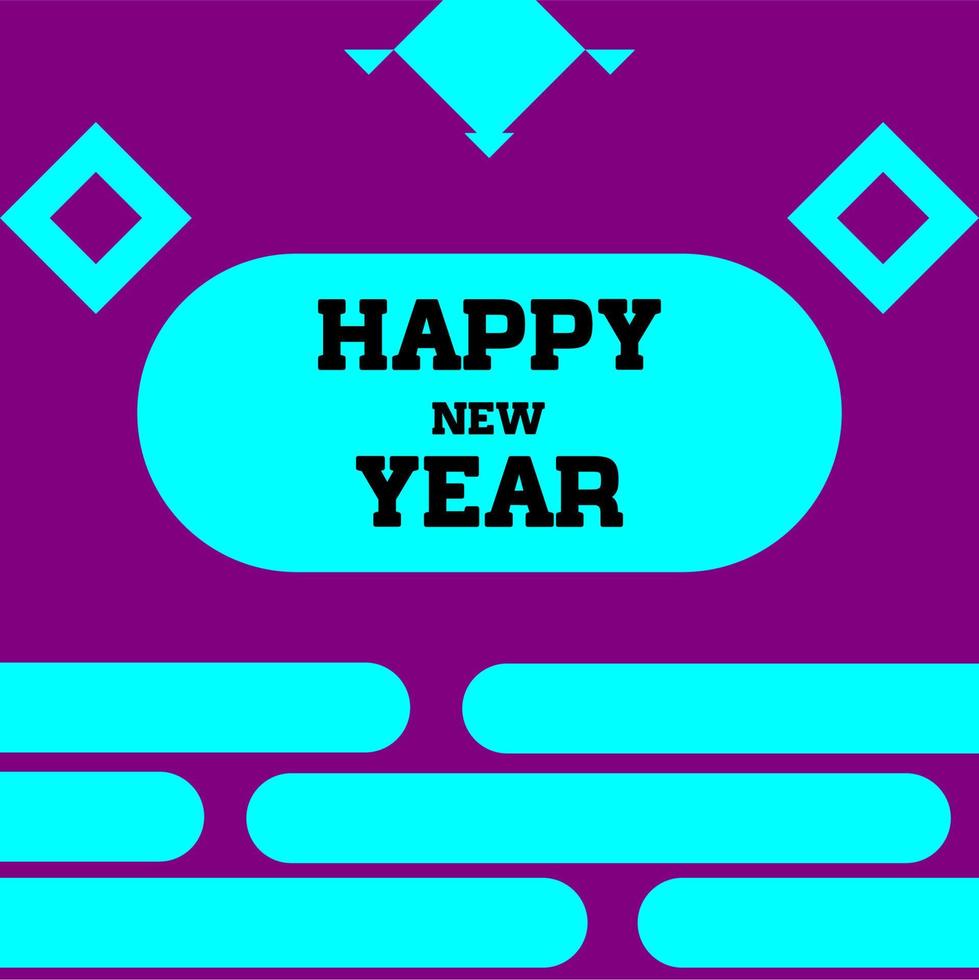 feliz año nuevo diseño de imagen vector