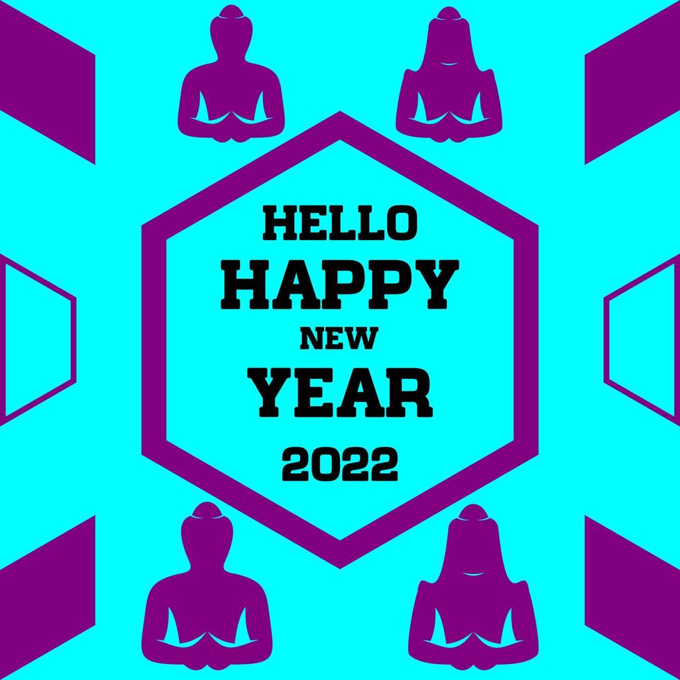 happy new year image design vector