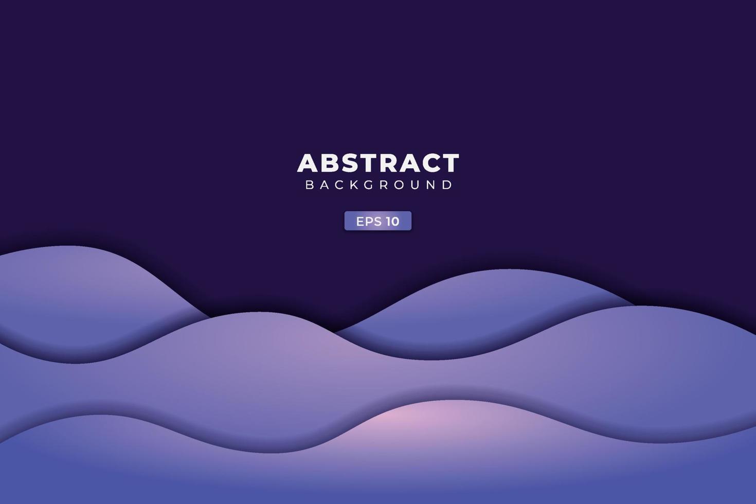 Abstract Fluid Geometric Background Dynamic Liquid Shape Overlapped Gradient Purple vector