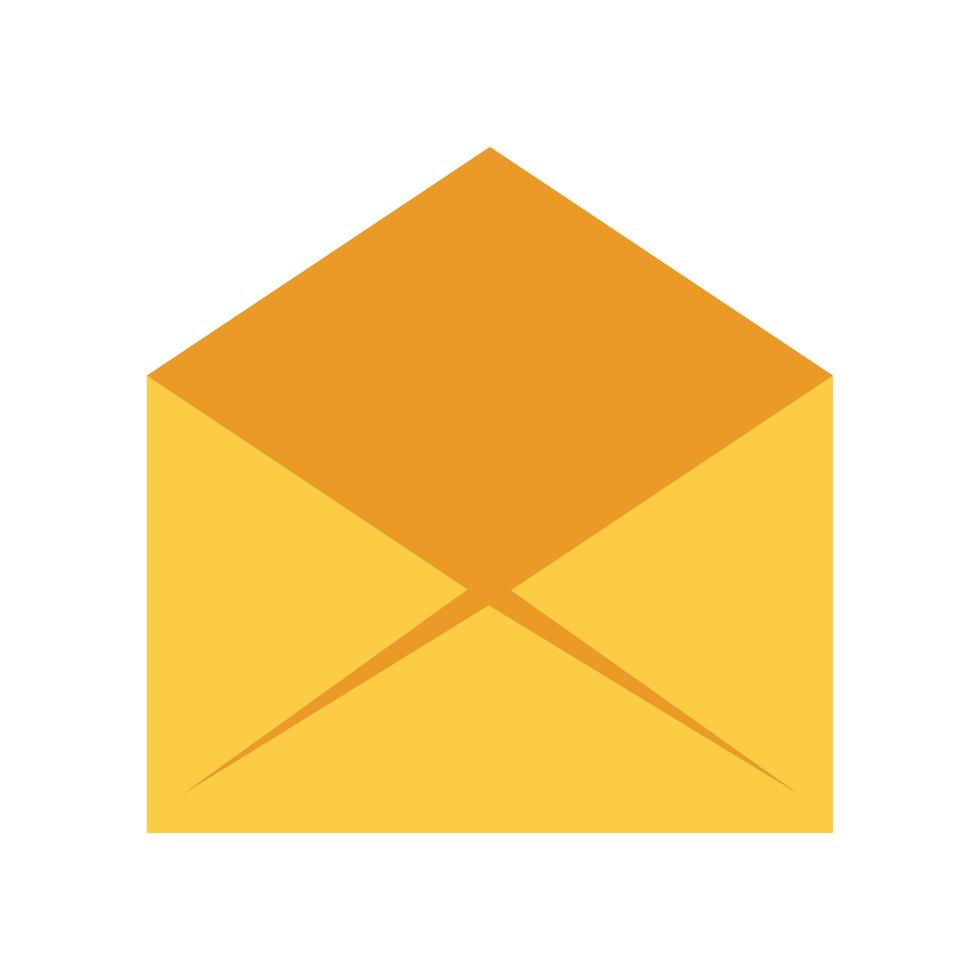 Mail icon. Concept of incoming email message. Symbol or SMS notification on electronic devices. Vector illustration. Flat