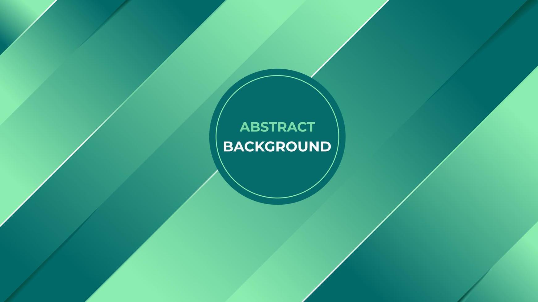Minimalist abstract background. With Mint Green color and geometric shapes. Suitable for background, banners, cover, etc. vector