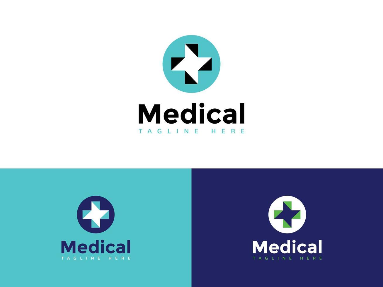 Medical Clinic Health Care Logo Vector Template
