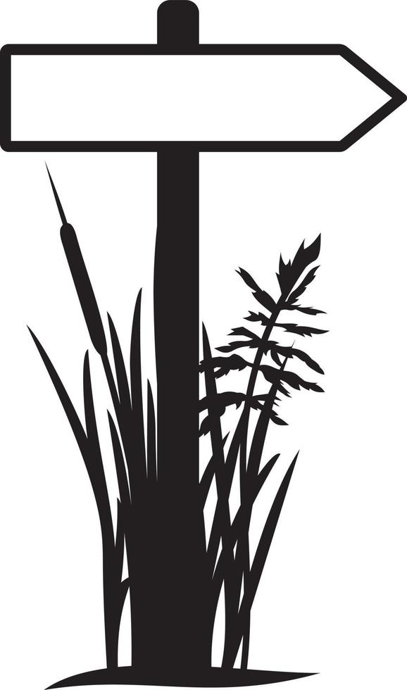 Road sign template vector