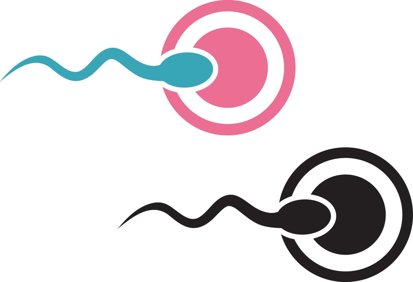 Reproductive fertility treatment concept vector