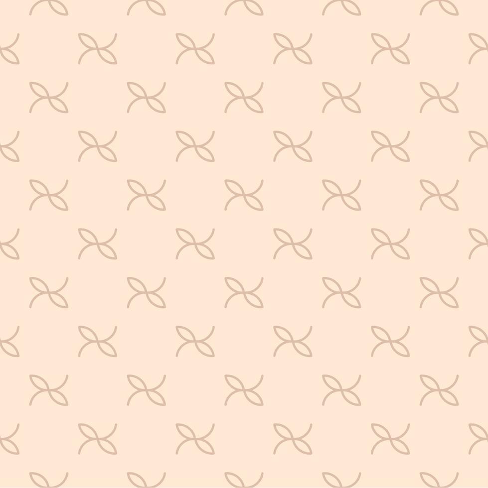 seamless pattern with lines resembling a butterfly and a leaf vector