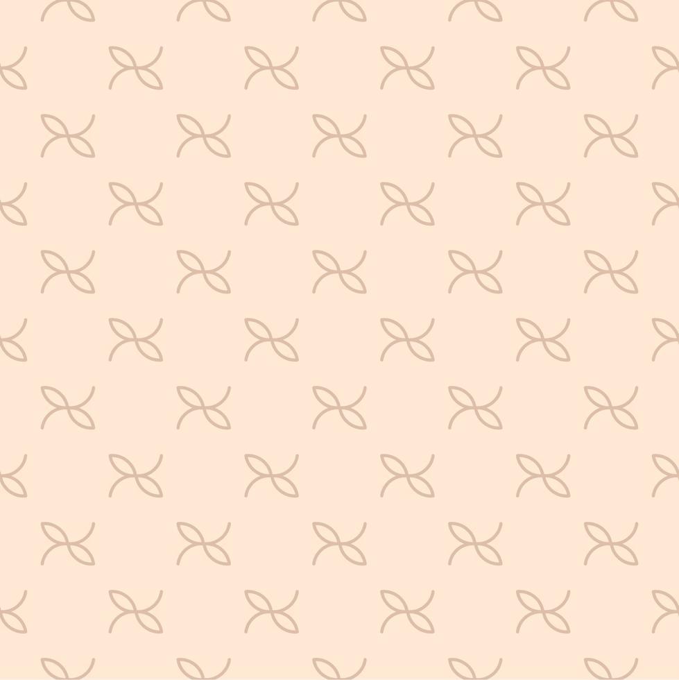 seamless pattern with lines resembling a butterfly and a leaf vector