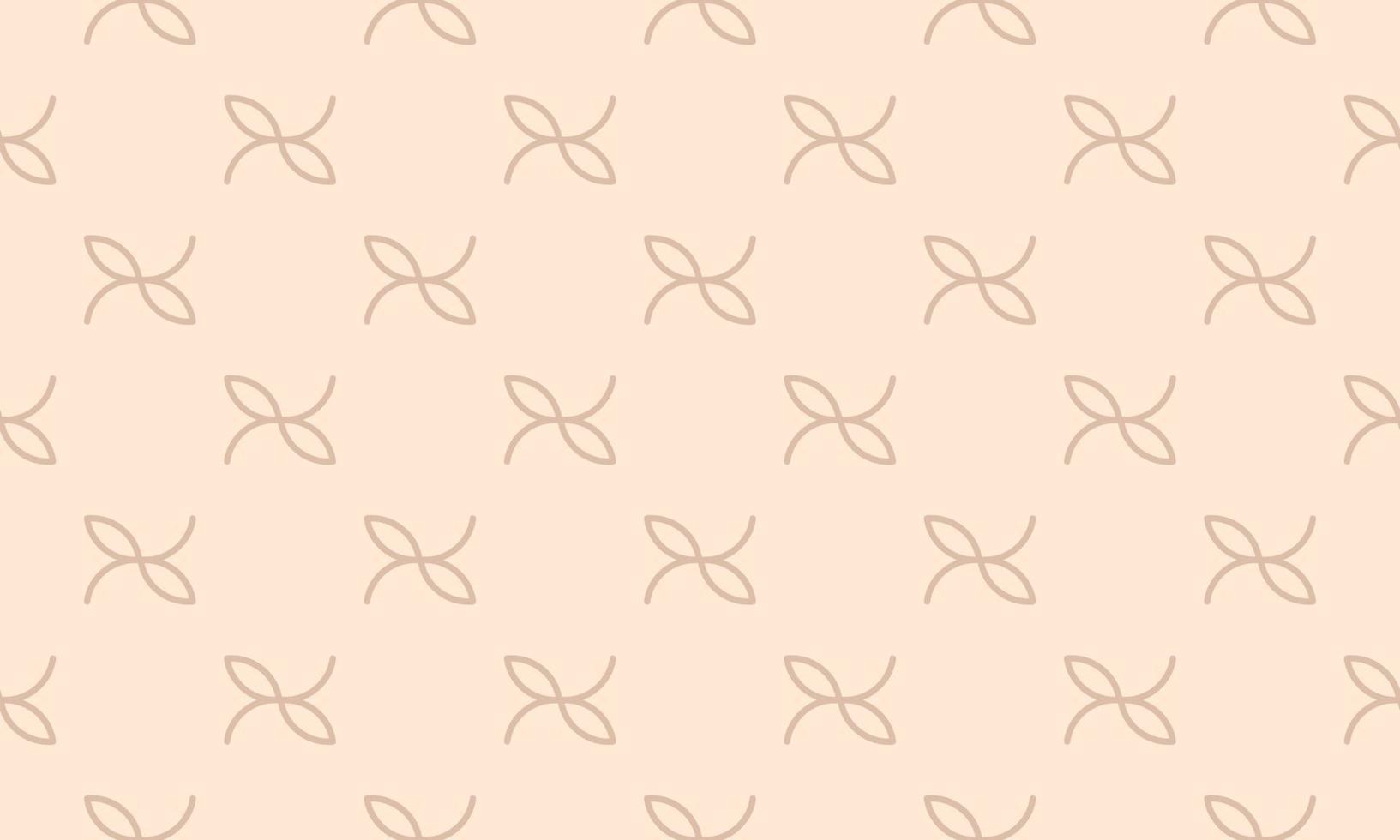 seamless pattern with lines resembling a butterfly and a leaf vector
