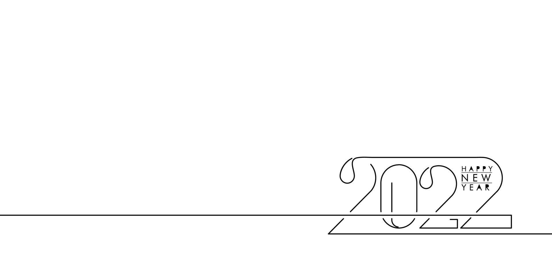 Feliz año nuevo 2022 texto con patrón de diseño de mundo de viajes, ilustración vectorial. vector