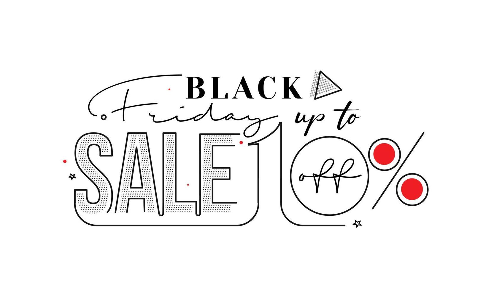 Black Friday Sale Promotion Poster or banner Design, Special offer sale, Promotion and shopping vector template.