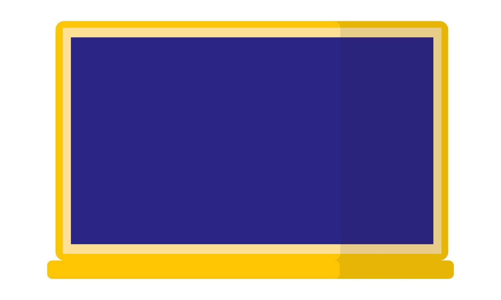 Vector cartoon blue school board.