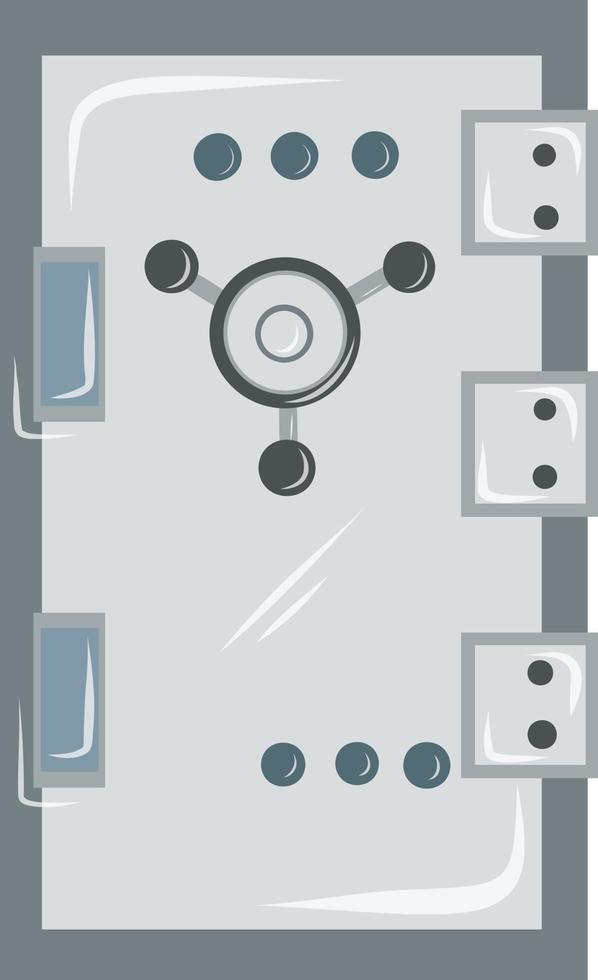 Safe locker and vault. Closed strongboxes isolated. Steel banking safes and vaults isolated vector illustration.