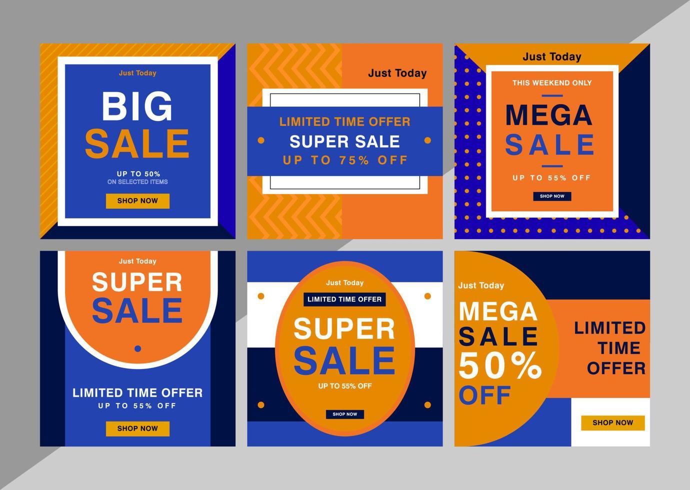 Social Media Post Tamplate Design vector