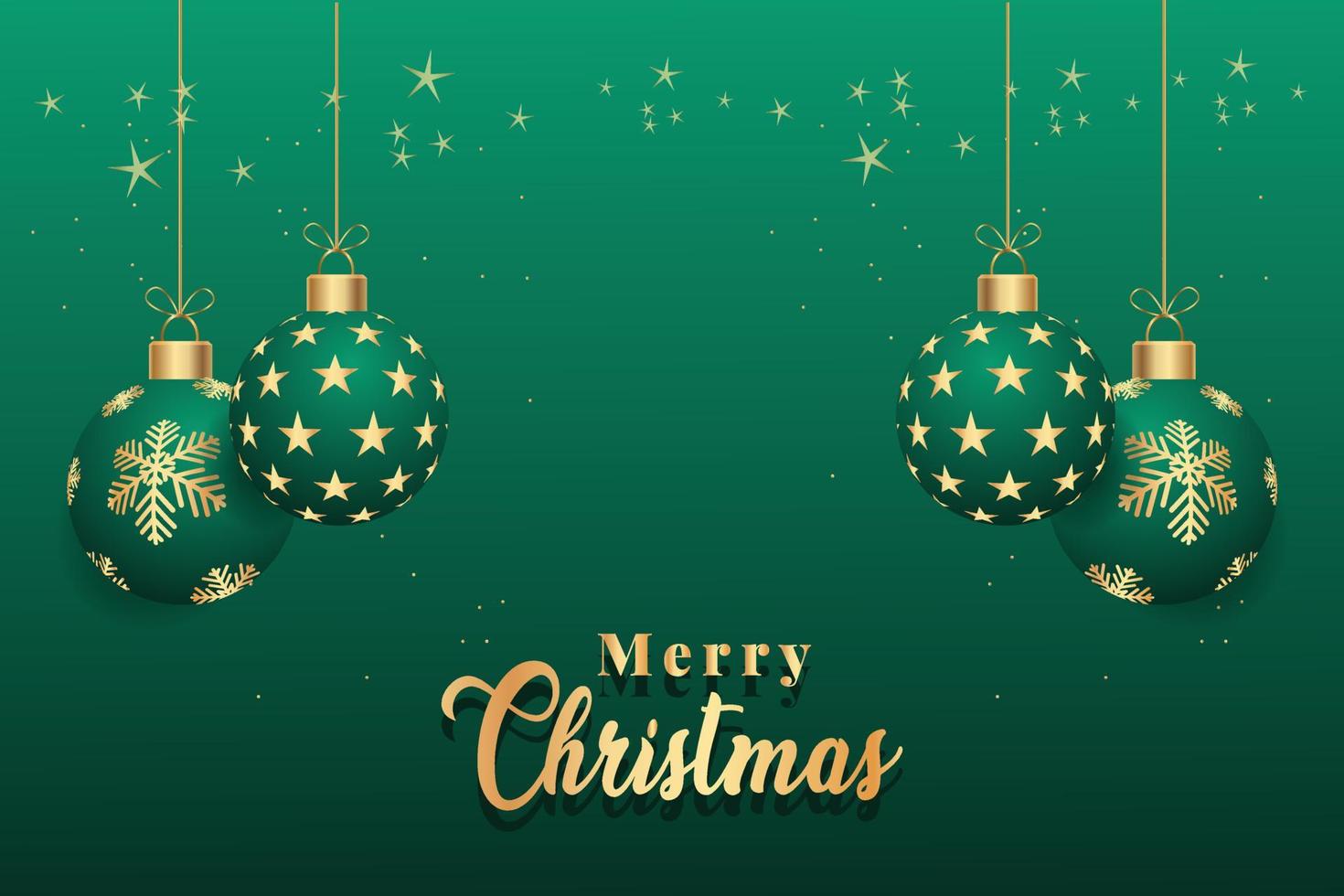 Creative luxury festive background for holiday greetings with the text Merry Christmas free vector illustration