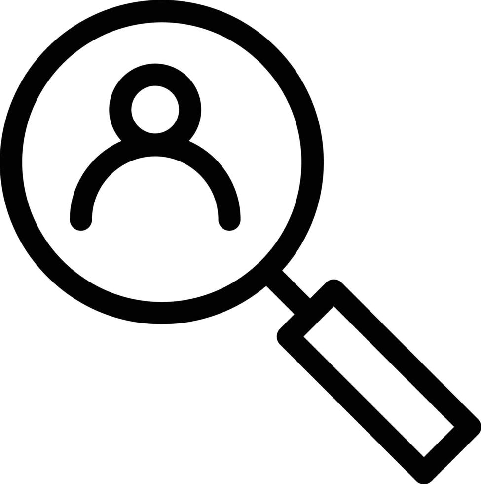 Avatar find office people person icon vector