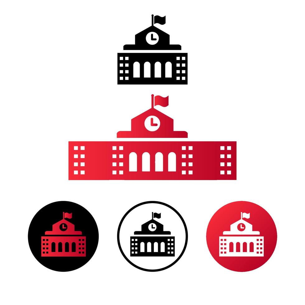 Abstract University Icon Illustration vector