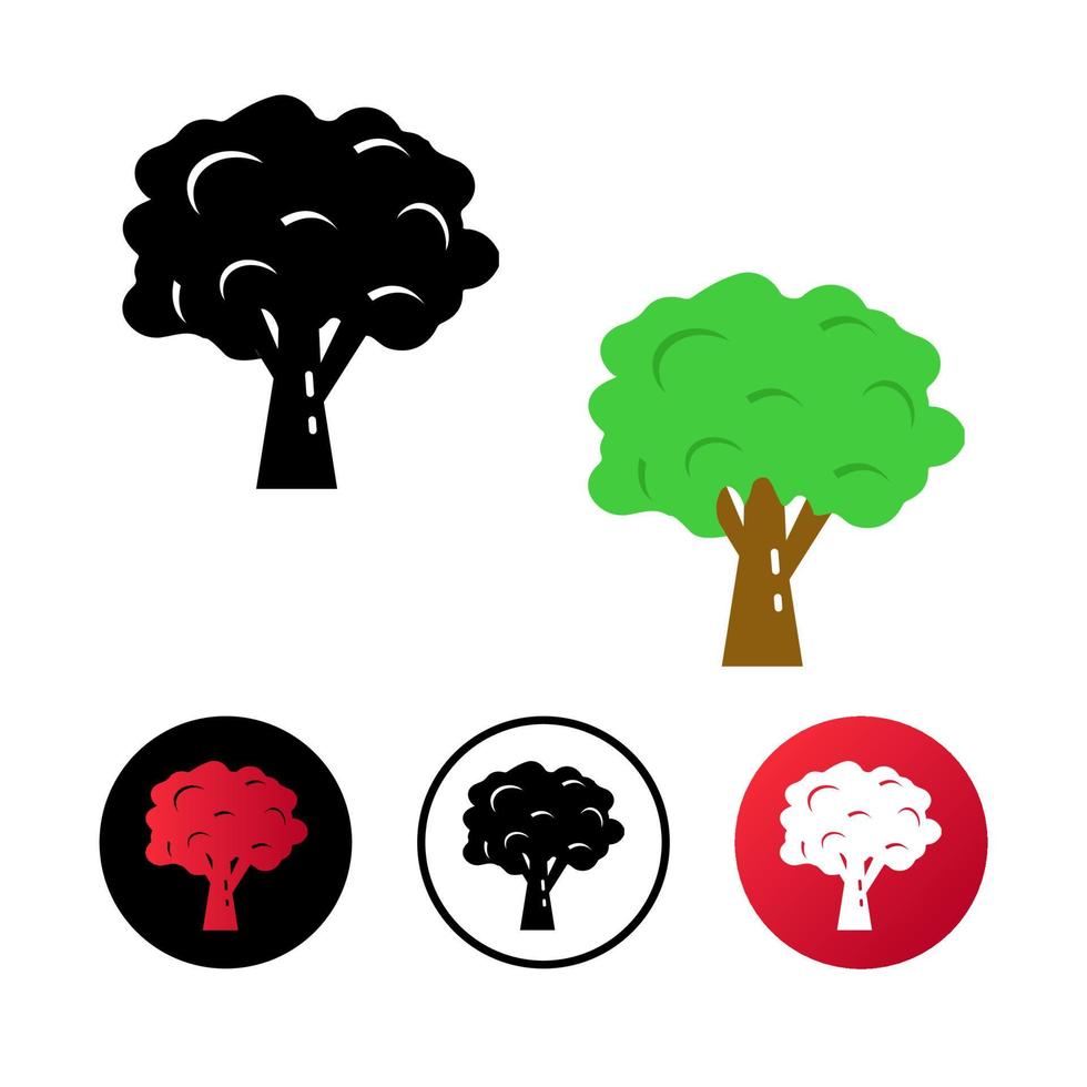Abstract Tree Icon Illustration vector