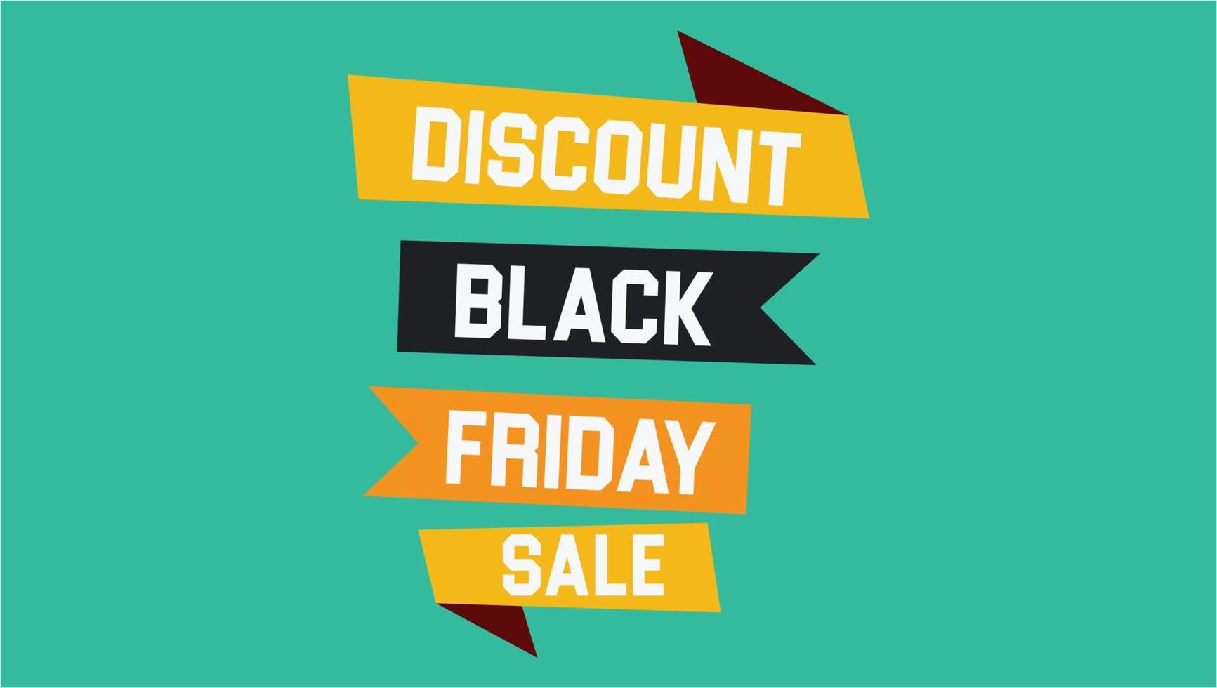 Discount Black Friday sale Banner Template Shape banner Design vector