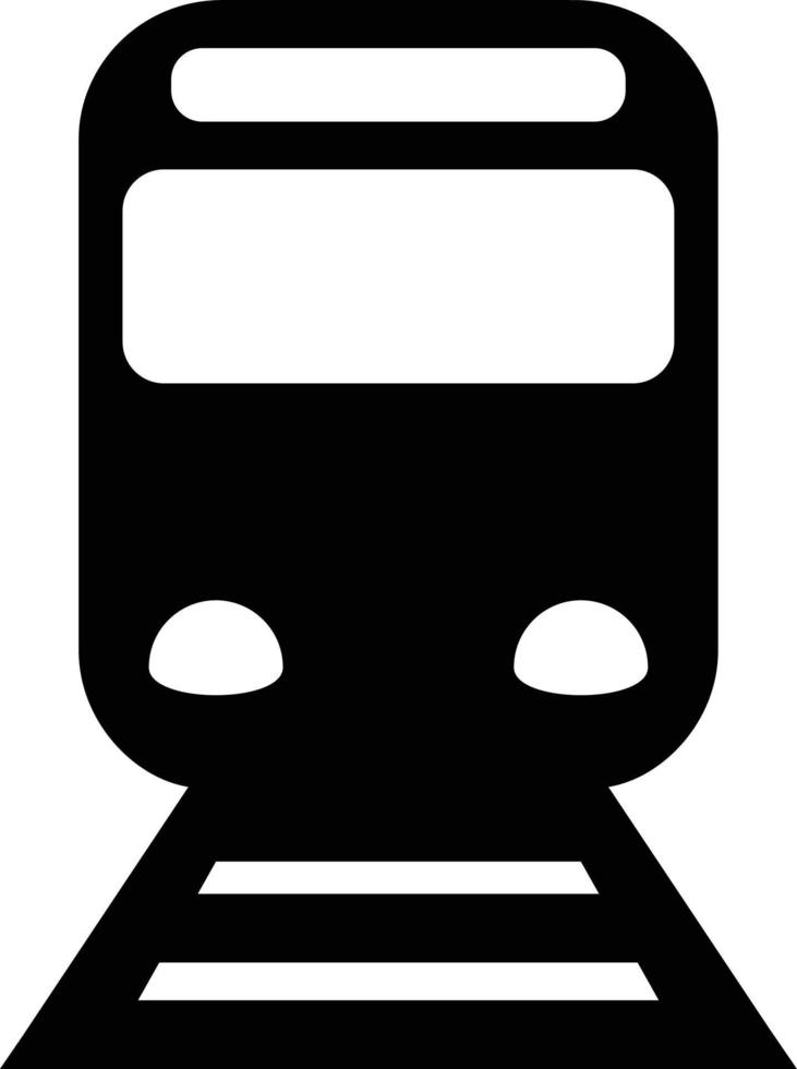 Train Icon on a White Background vector