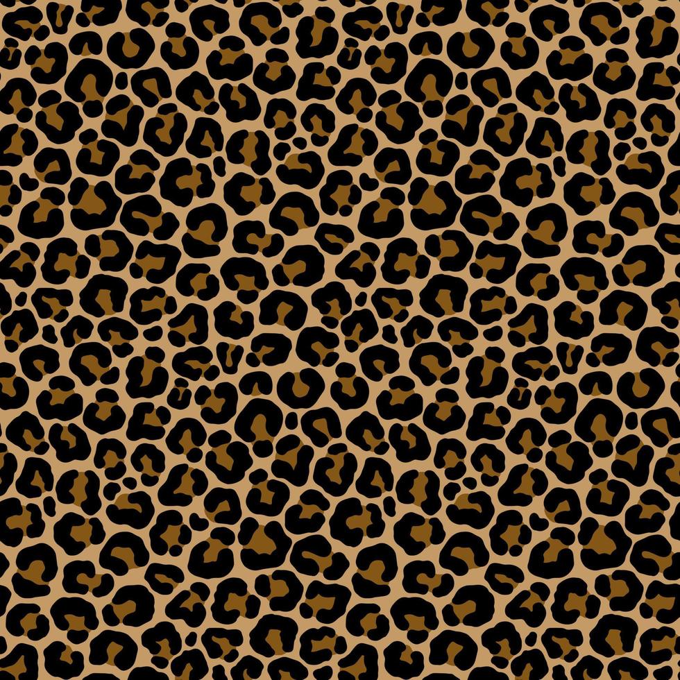 Awesome Leopard Animal Motif Vector Seamless Pattern Design