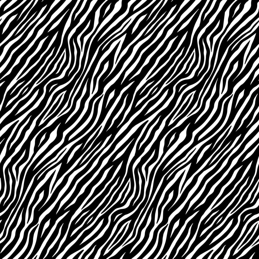 Awesome Zebra Animal Motif Vector Seamless Pattern Design