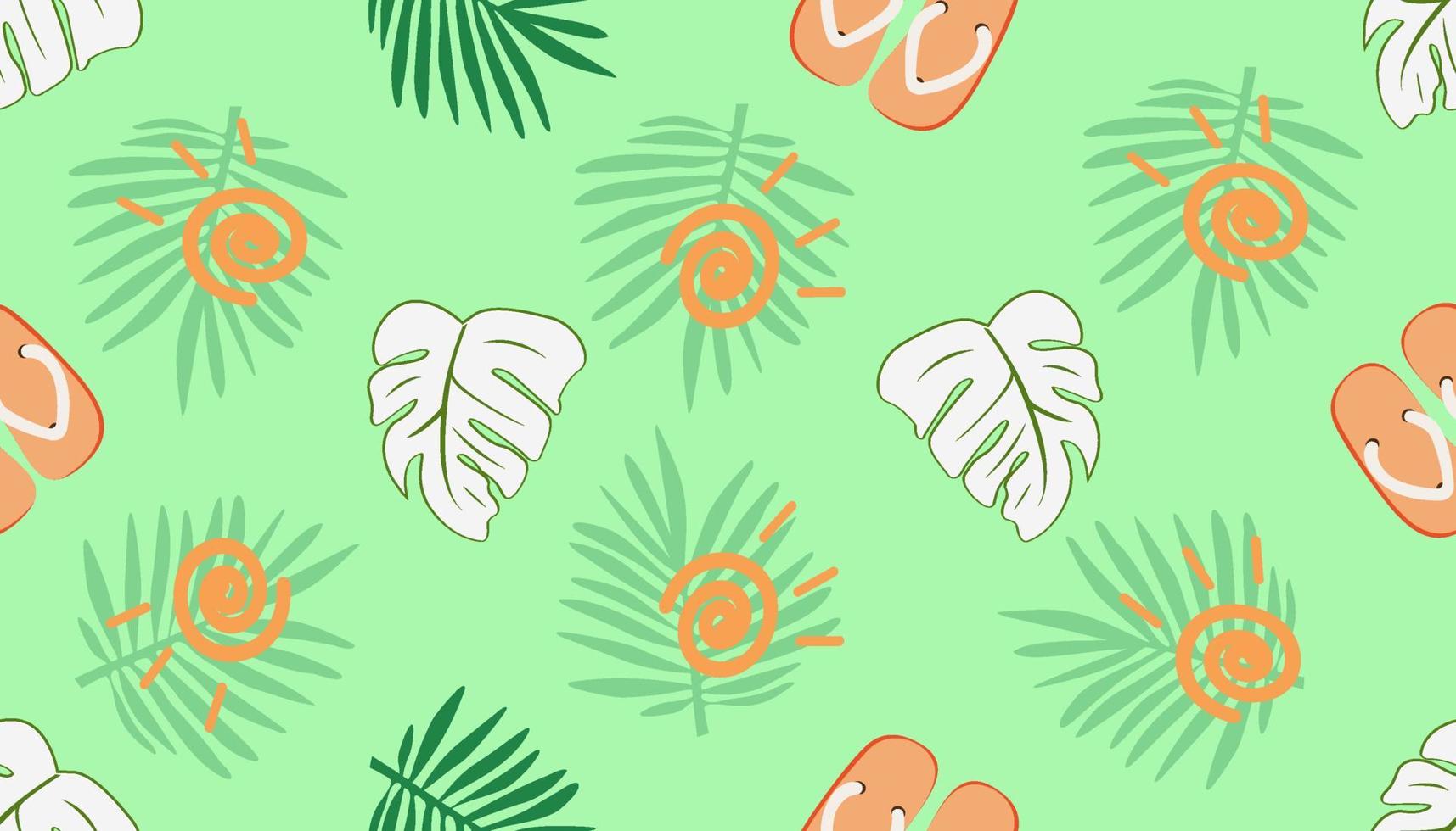 seamless background with nature theme vector